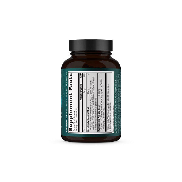 Leaky Gut Capsules back of bottle