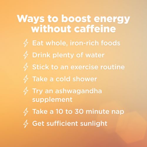 ways to boost energy without caffeine