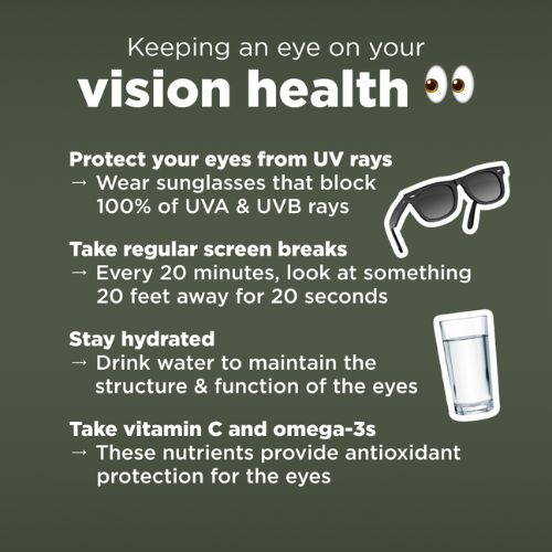 keeping an eye on vision health