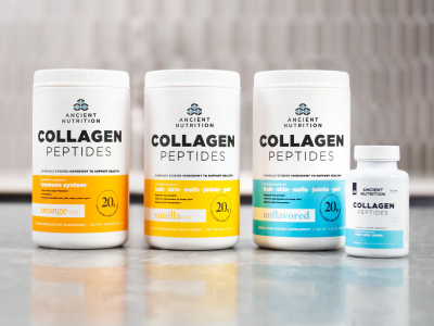 Collagen Peptides Vanilla, Orange, and Unflavored