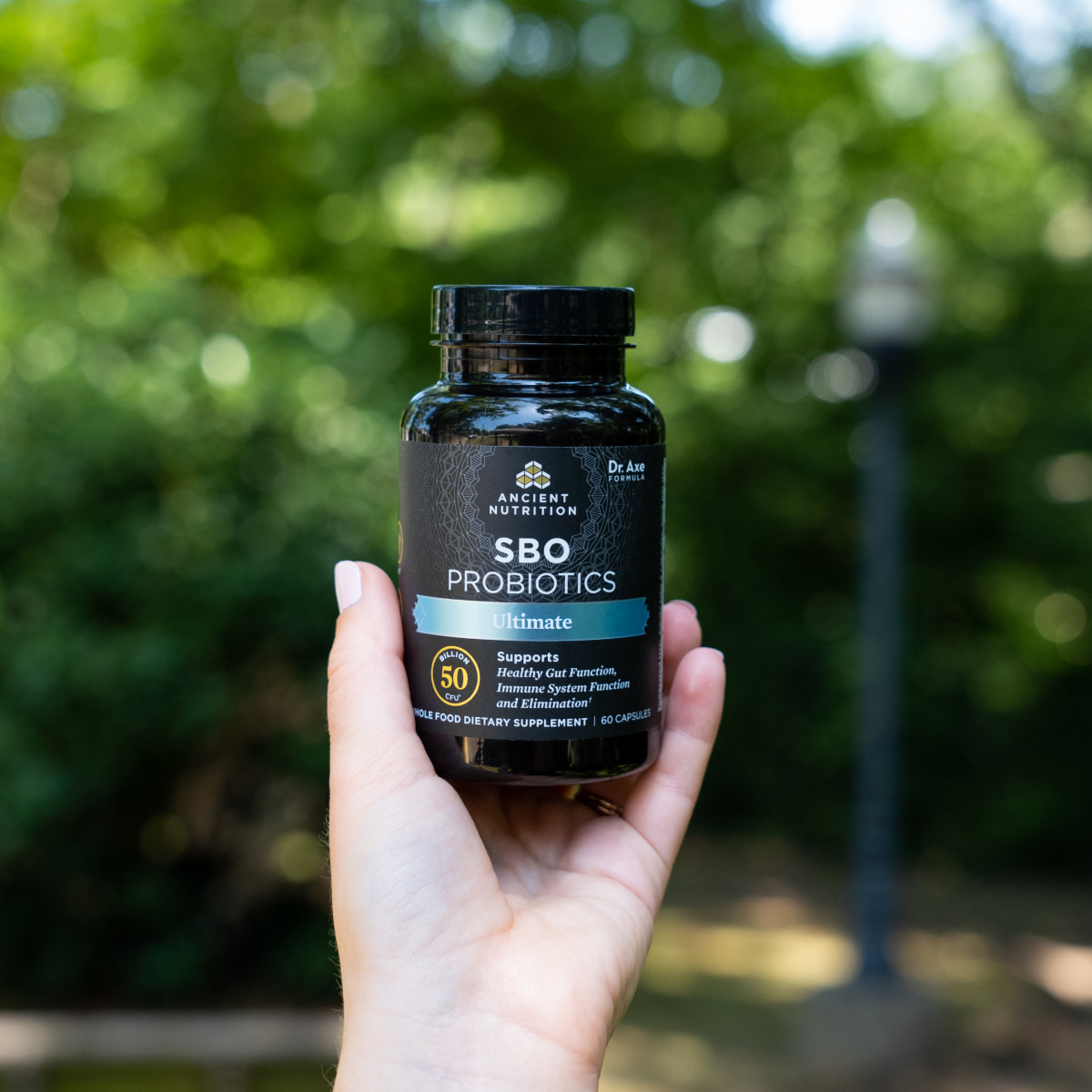 bottle of SBO Probiotics Ultimate